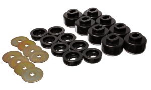 Chevrolet Silverado 1500 Body Mount Bushing Kit - Energy Suspension - Hyper-Flex Polyurethane - Black - `99-`06